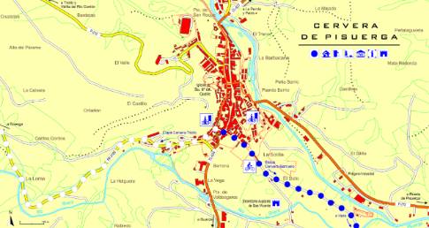 salida-desde-cervera-mapa