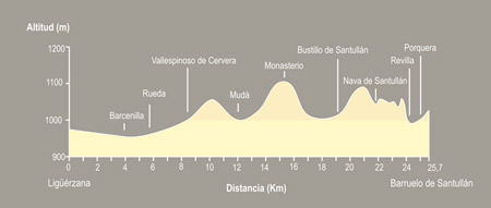 De Ligüérzana a Barruelo